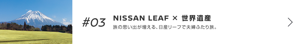 #03 NISSAN LEAF ~ EY ̎voAY[tŕvwӂ藷B