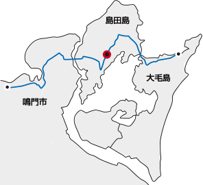 鳴門スカイラインの地図