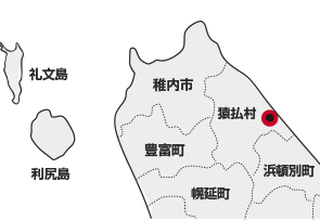 エサヌカ線の地図