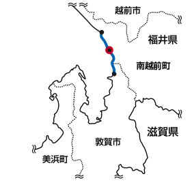 越前・河野しおかぜラインの地図